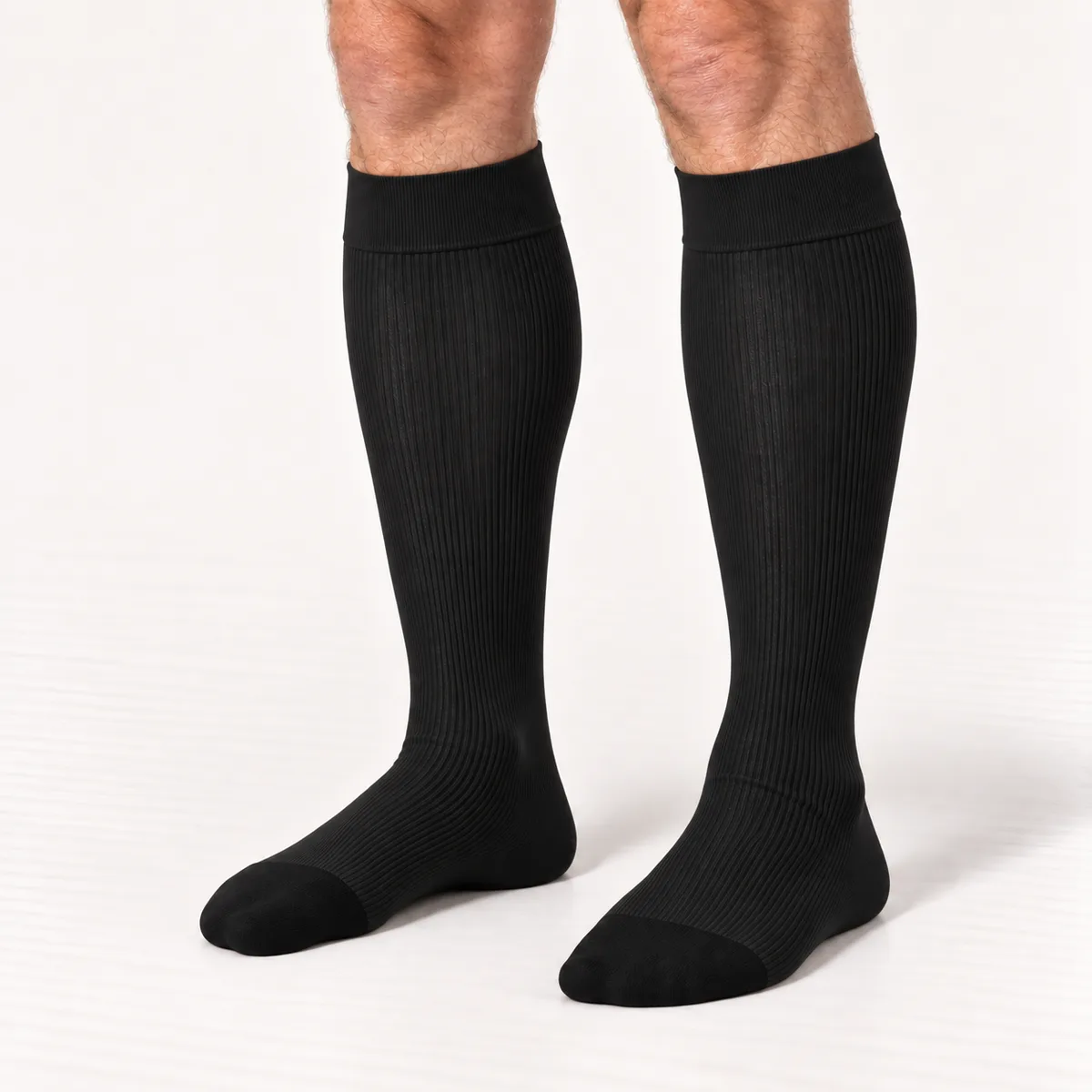 Ofa Memory Men Kniestrumpf in Black