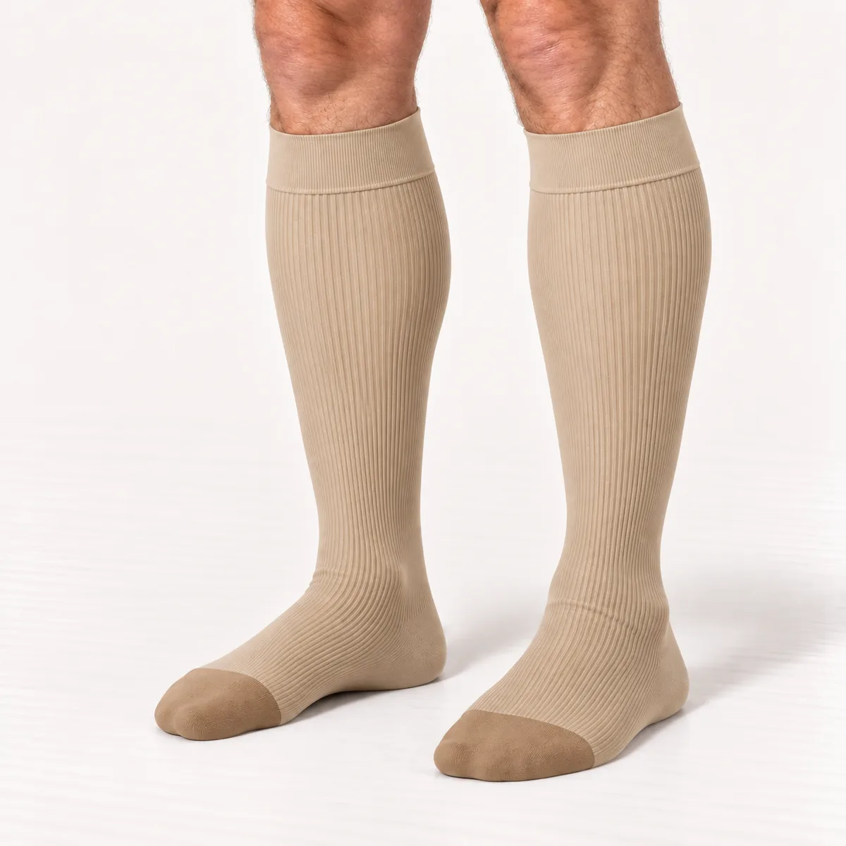 Ofa Memory Men Kniestrumpf in Beige