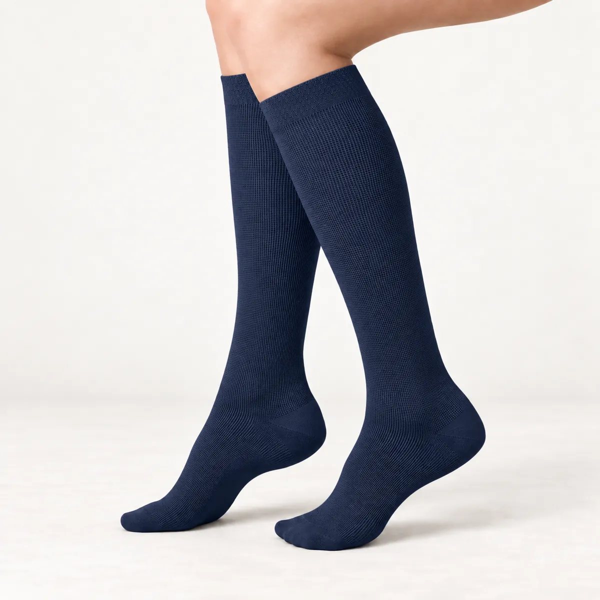 Sox4Life Kniestrumpf Aloe Vera in Marine