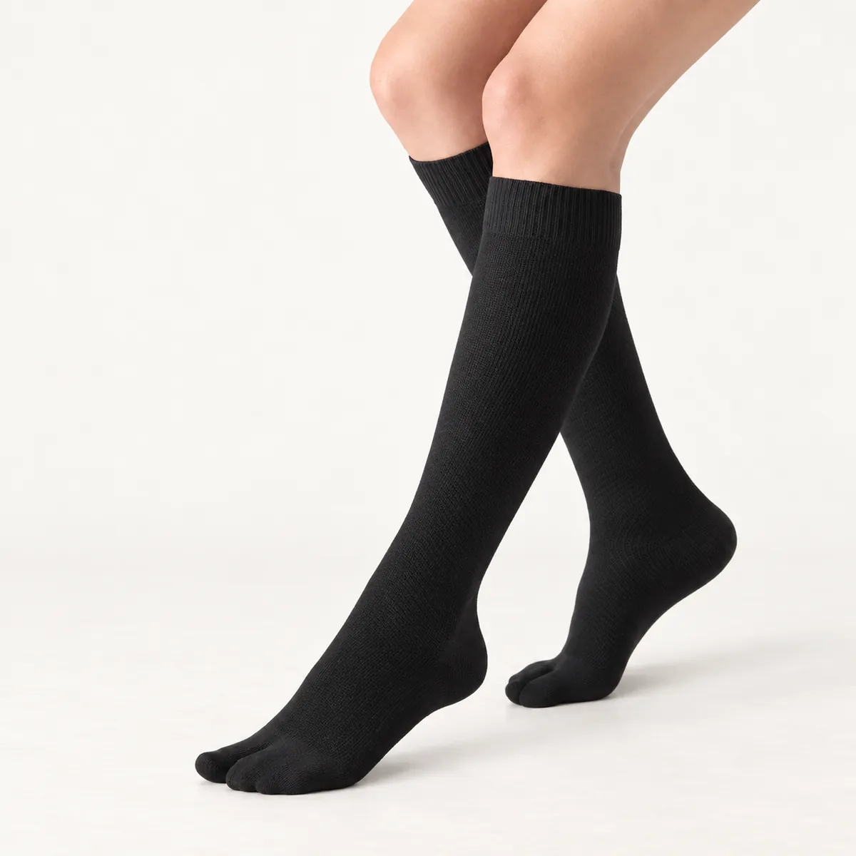 Sox4Life Kniestrumpf Hallux Valgus in Schwarz