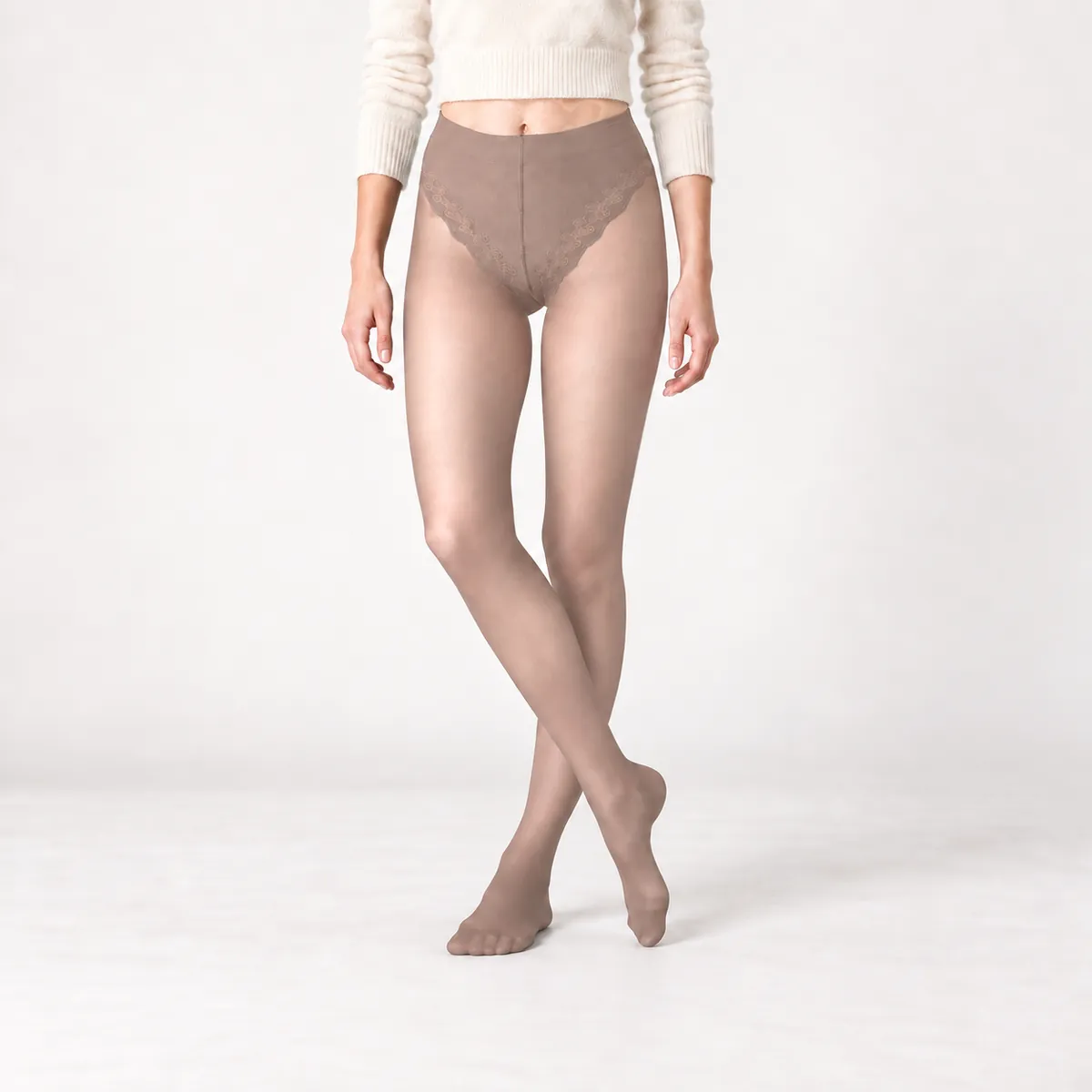 Sox4Life Strumpfhose 70den in Macadamia